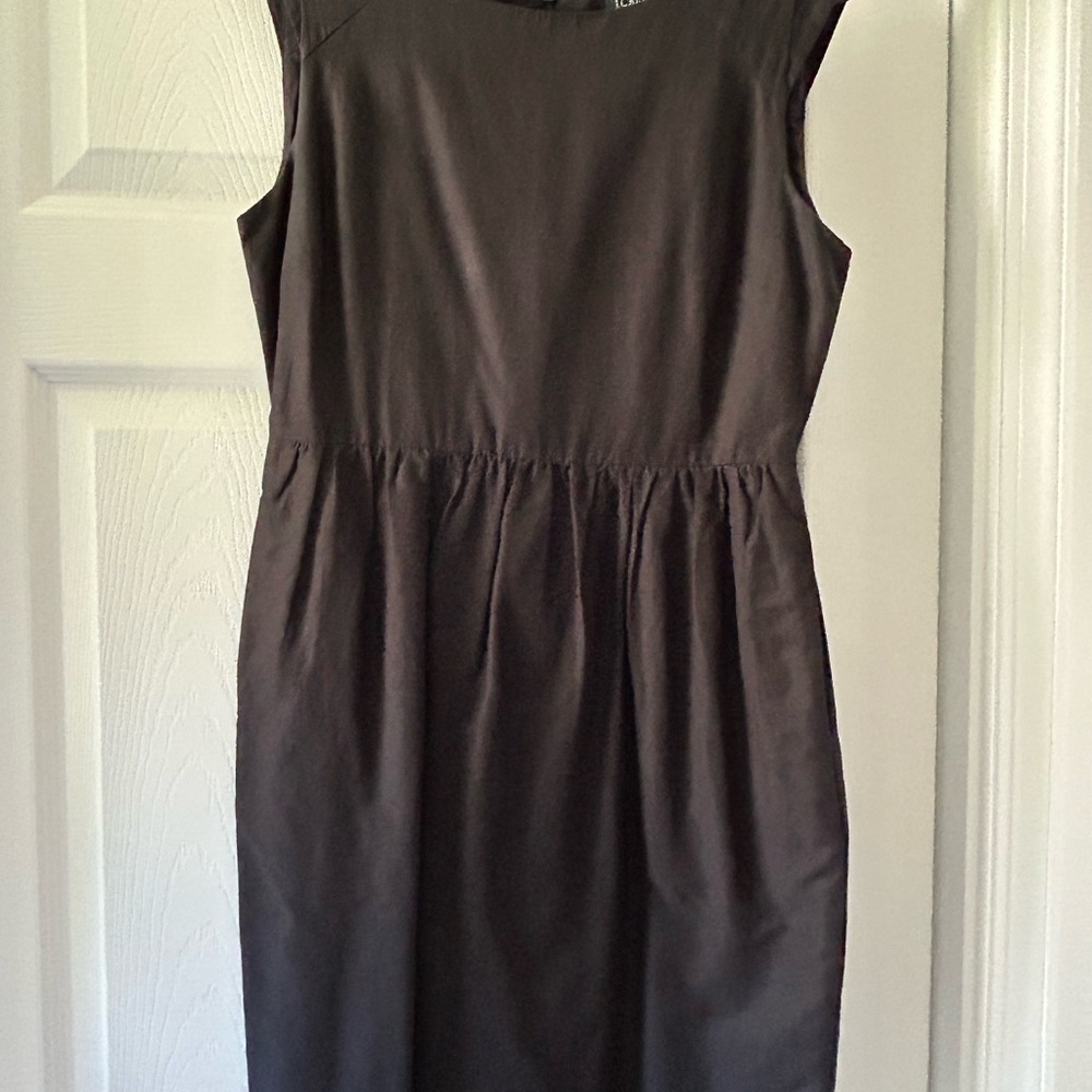 Jcrew Black Sleeveless Dress